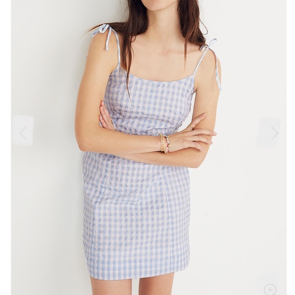 Madewell Dresses & Skirts - Madewell Blue Gingham Sundress